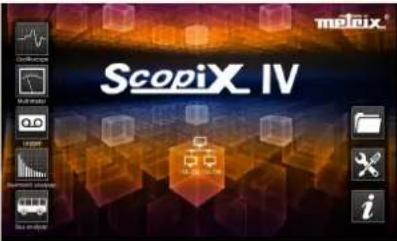 METRIX ScopiX IV OX9062 - Touche et Icone « HOME » - 2