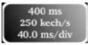 METRIX ScopiX IV OX9062 - Réglage de la base de temps « HORIZONTAL » - 5