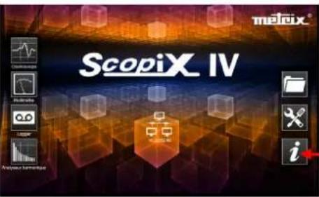 METRIX ScopiX IV OX9062 - Arrêt automatique - 10