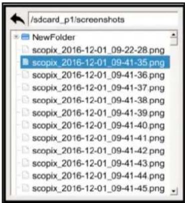 METRIX ScopiX IV OX9062 - Touche « Screenshot » - 2