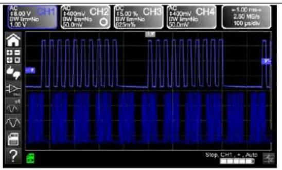 METRIX ScopiX IV OX9062 - Réglage de la « Mémoire de Référence », à partir du clavier - 2