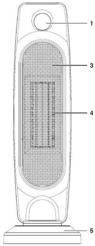 EINHELL HTO 2000 - F Instructions d'origine Chauff age tour oscillant - 1