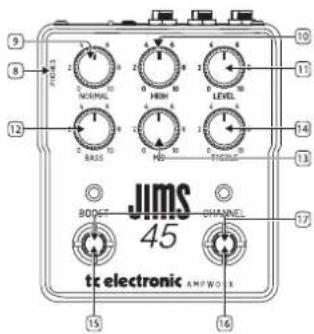 TC ELECTRONIC JIMS 45 - Réglages - 2