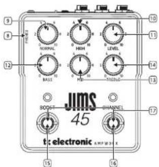 TC ELECTRONIC JIMS 45 - Controles - 2