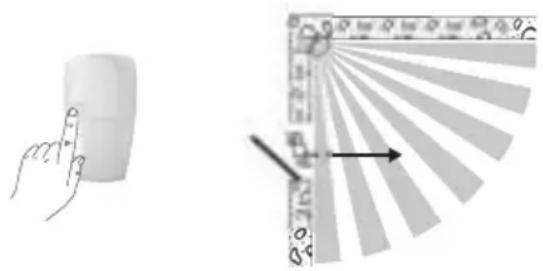 HAGER S161-22F - Verifica della zona di copertura: - 1