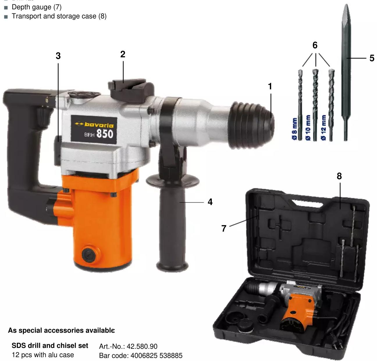 Bavaria BRH 850 - Technical Data - 1
