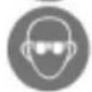 Fuxtec E214C - Symbols on the power tool - 3