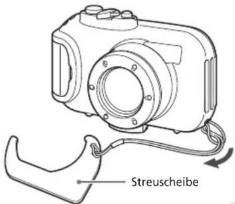 CANON WP-DC37 - Befestigen Sie nicht die Schlaufe der Kamera am Unterwassergehause. - 1