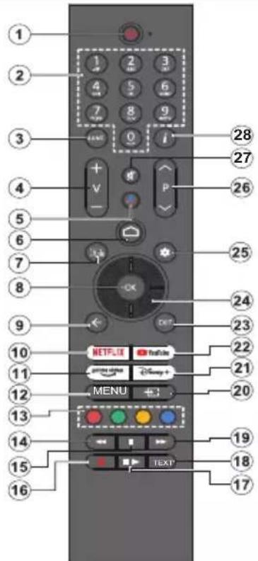 PANASONIC TX-48MZ800E - Telecomando - 1