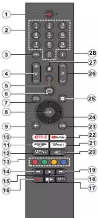 PANASONIC TX-48MZ800E - Télécommande - 1