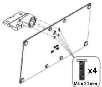 PANASONIC TX-48MZ800E - Τοποθέτηση της βάσης - 1