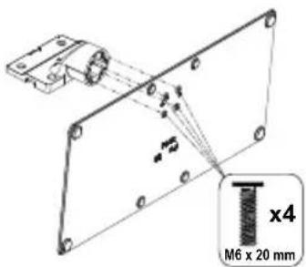 PANASONIC TX-48MZ800E - Asamblarea piedestalului - 1