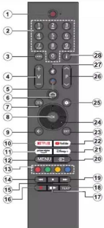 PANASONIC TX-48MZ800E - Fernbedienung - 1
