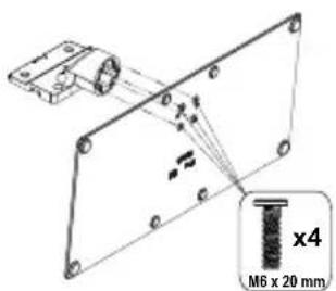 PANASONIC TX-48MZ800E - Сглобяване на пиедестала - 1