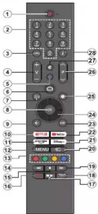 PANASONIC TX-48MZ800E - Telecomandă - 1