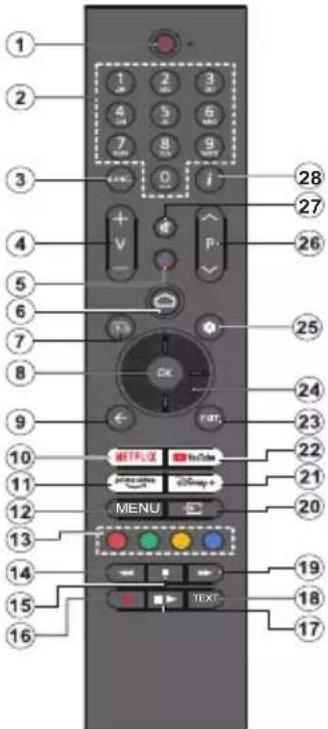 PANASONIC TX-48MZ800E - Τηλεχειριστήριο - 1