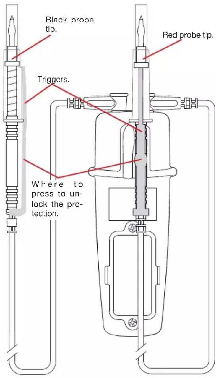 CHAUVIN ARNOUX C.A 742 - 2.6.IP2X PROBE TIPS - 1