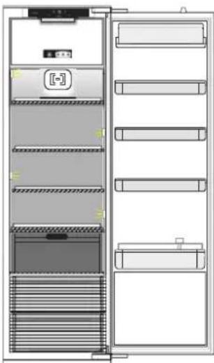 Atag KD67122B - Verse etenswaren en dranken bewaren - 1