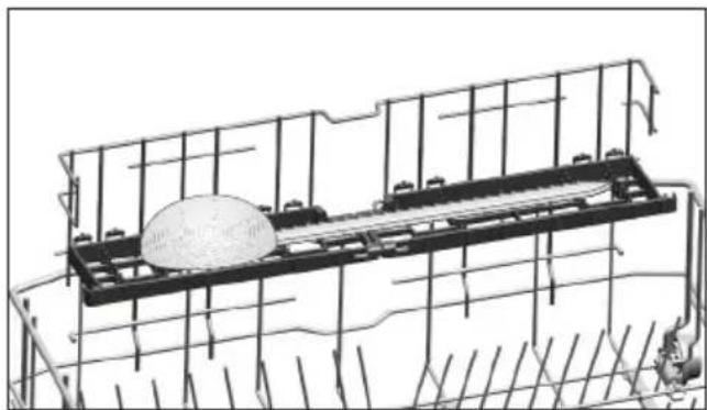 GRUNDIG GNFP3630WB - Support multifonction/à hauteur ajustable du panier inférieur - 2
