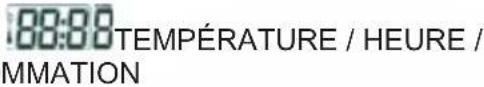 188:00 TEMPÉRATURE / HEURE / MMATION