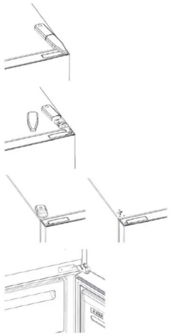 HAIER HOCE7T620DXK - REVERSIBILIDADE DA PORTA - 1