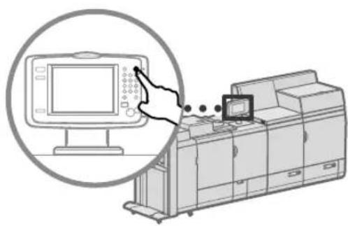 CANON imagePRESS C8000VP - Non spegnere la macchina con l'interruttore principale nelle seguenti situazioni - 1