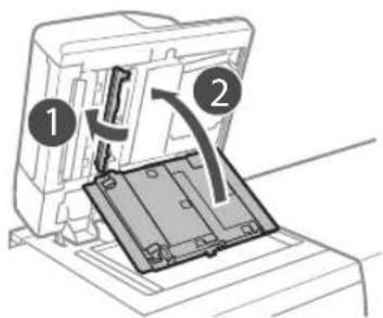 CANON imagePRESS C8000VP - Nettoyer la zone de lecture de l'original du chargeur. - 1