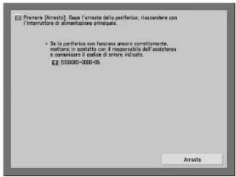 CANON imagePRESS C8000VP - ■ Quando viene visualizzato un messaggio di errore - 1