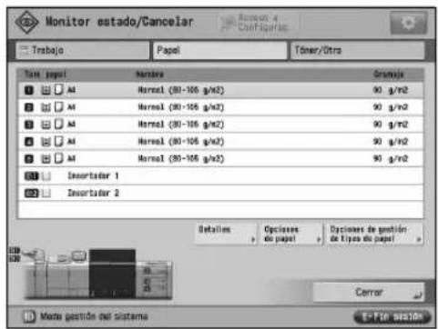 CANON imagePRESS C8000VP - Pantalla [Papel] - 1