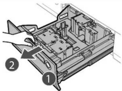 CANON imagePRESS C8000VP - Register the paper size for the paper deck at [Paper Settings] in [Preferences] (Settings/Registration). - 1