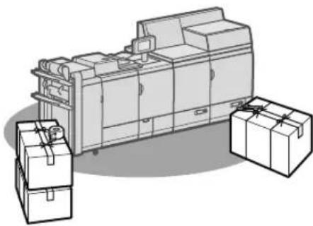 CANON imagePRESS C8000VP - Transporting the machine - 1