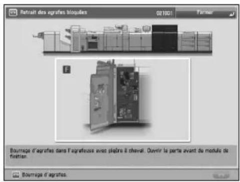 CANON imagePRESS C8000VP - Elimination de bourrages papier et d'agrafes - 2