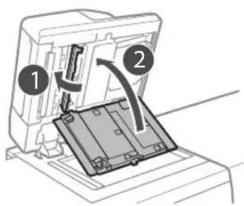 CANON imagePRESS C8000VP - Limpie el área de lectura de originales del alimentador. - 1