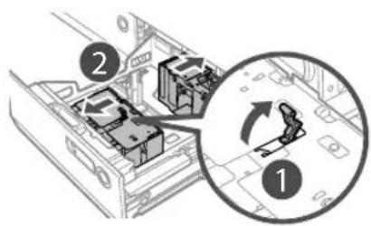CANON imagePRESS C8000VP - ■ Chargement du papier dans le magasin papier - 3