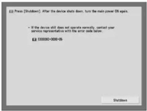 CANON imagePRESS C8000VP - When an Error Message Is Displayed - 2