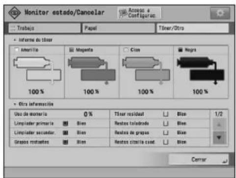 CANON imagePRESS C8000VP - Pantalla [Tóner/Otro] - 1