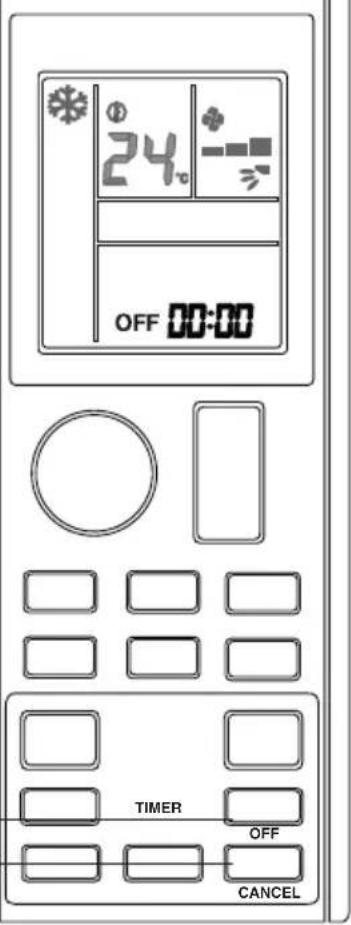 DAIKIN ATXC60BV1B - ■ Om OFF TIMER werking te annuleren - 1