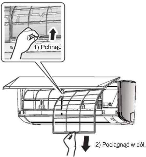 DAIKIN ATXC60BV1B - Wyciągnąć filtry powietrza. - 1