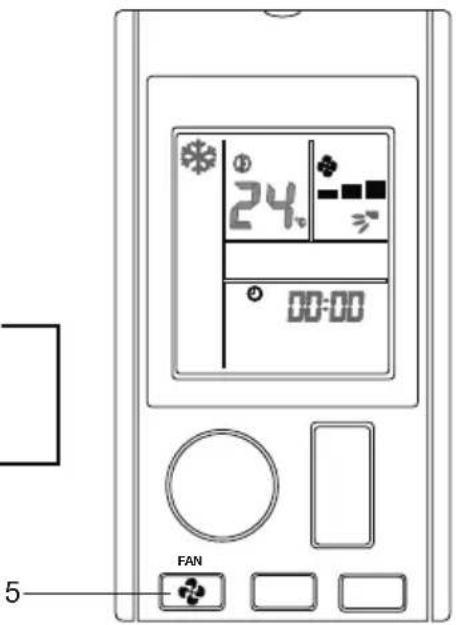 DAIKIN ATXC60BV1B - Press button. - 3