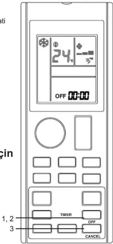 DAIKIN ATXC60BV1B - ■ OFF TIMER çalıştırmayı iptal etmek için - 1
