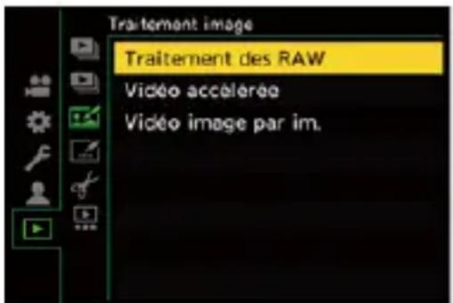 Traitement image Traitement des RAW Vidéo accélérée Vidéo image par im.