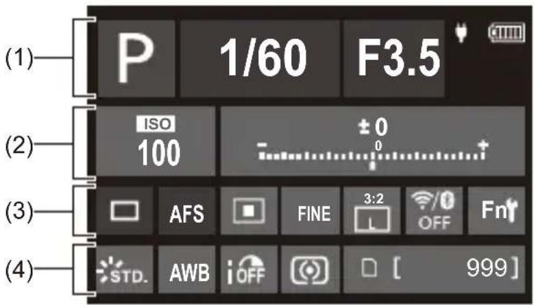 PANASONIC Lumix S9 - Panneau de contrôle - 1
