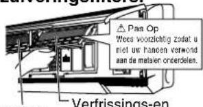 PANASONIC CS-A28BKP5 - Vervanging van de luchtzuiveringsfilters - 2