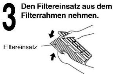 PANASONIC CS-A28BKP5 - Auswechseln der elektrostatisch wirkenden Filter - 3