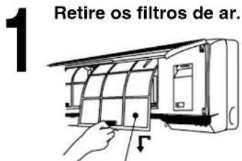 PANASONIC CS-A28BKP5 - Substituição dos filtros de purificação do ar - 1
