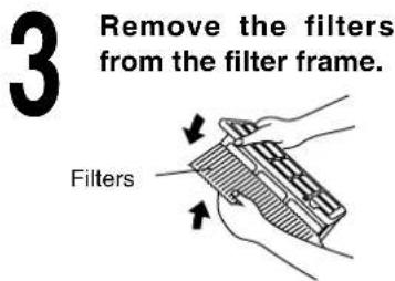 PANASONIC CS-A28BKP5 - Replacement of air purifying filters - 3