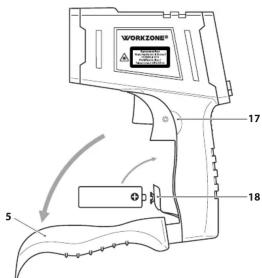 Workzone GT-IFT-02 - Insérer les piles - 1