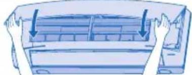 PANASONIC CS-A28JKD - Закрийте передню панель - 1