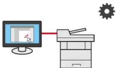 OLIVETTI d-Copia 4524MFplus - Effectuer une utilisation à distance (Embedded Web Server RX) - 1