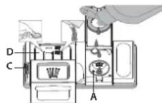 WHIRLPOOL W0I D741A S - KLARSPÜLERSPENDER AUFFÜLLEN - 1